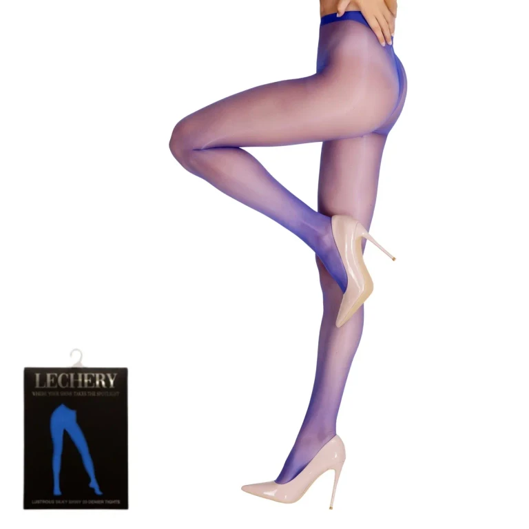 Shiny Sheer Nylons – 20 Denier Pantyhose | Blue