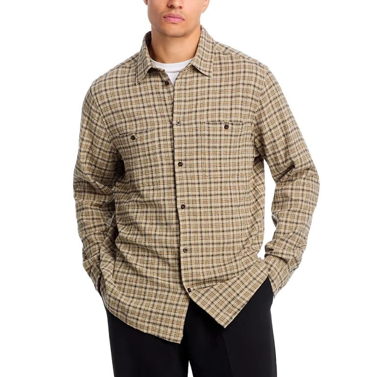 Les Deux John Printed Button Front Shirt