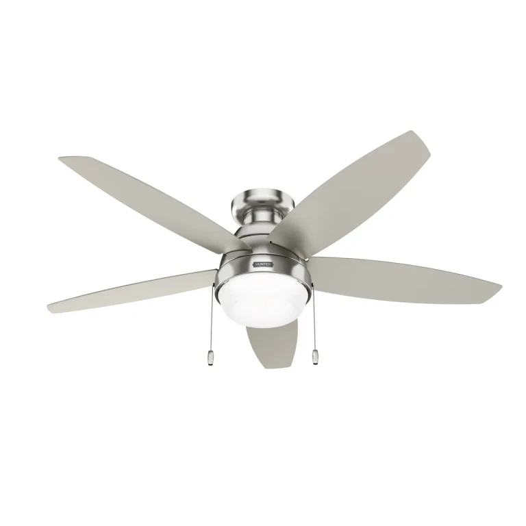 Brushed Nickel 44"Ceiling Fan from the Lilliana Collection