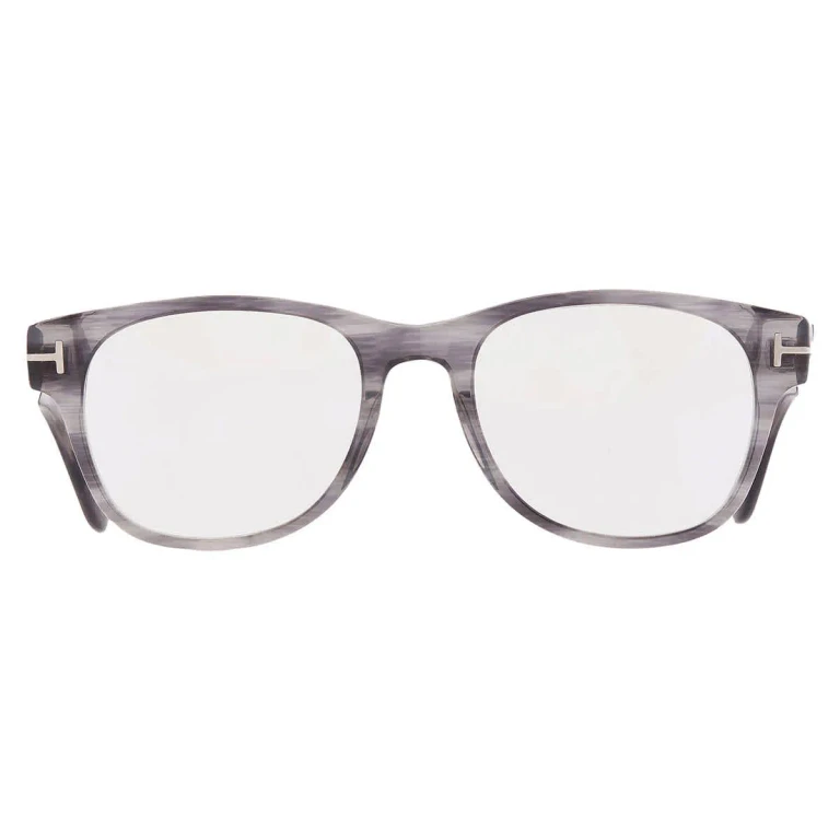Tom Ford Blue Light Block Square Mens Eyeglasses FT5898-B 020 52