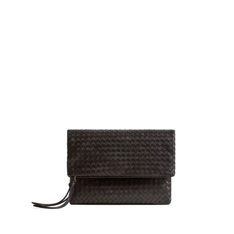 Giornale Woven Leather Clutch (867345V0HW02094)