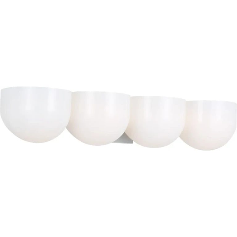 Polished Nickel Bathroom Vanity Light from the Cheverny Collection