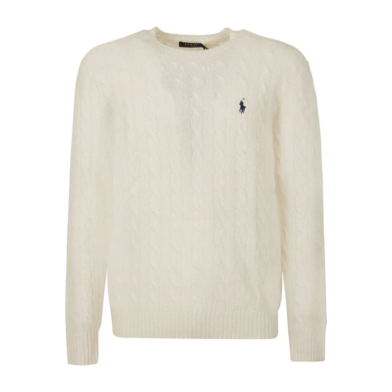 Ralph Lauren Pull Col Rond - Blanc