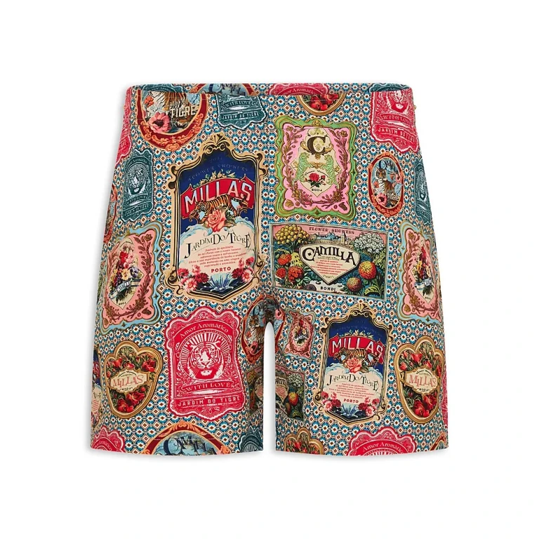 Camilla Mid Length Printed 12 Board Shorts