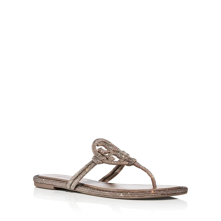 Tory Burch Sandalo Miller Knotted Pave da donna