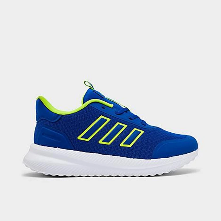 adidas Big Kids X_PLRPATH Casual Shoes in Team Royal Blue/Solar Slime/White Size: 3.5