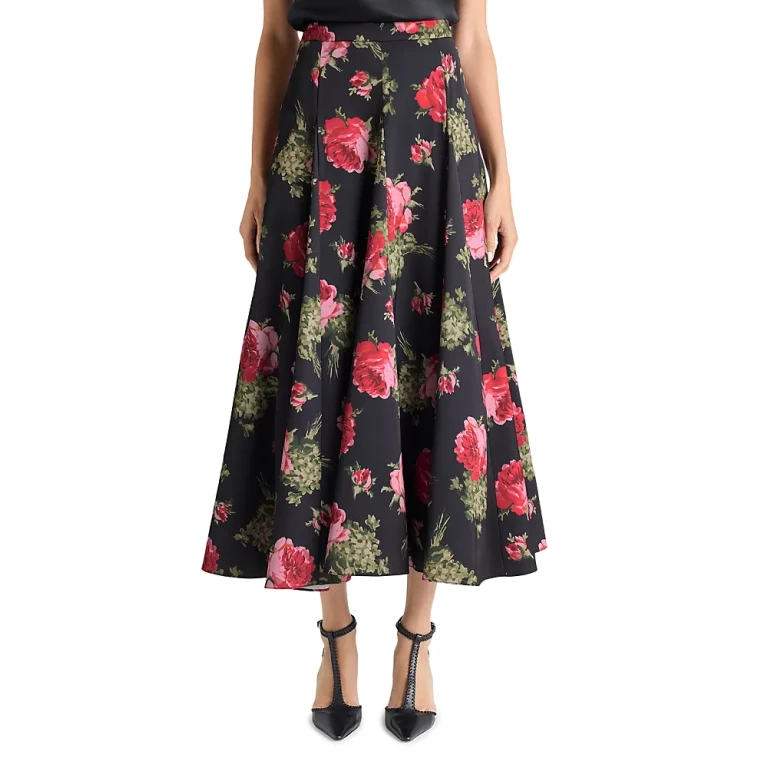 Cinq a Sept Hilda Baroque Roses Skirt