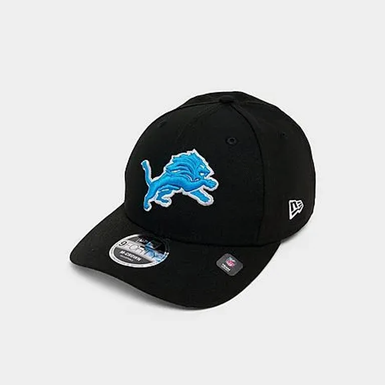 New Era Detroit Lions NFL 9FORTY Snapback Hat in Black/Team Colors