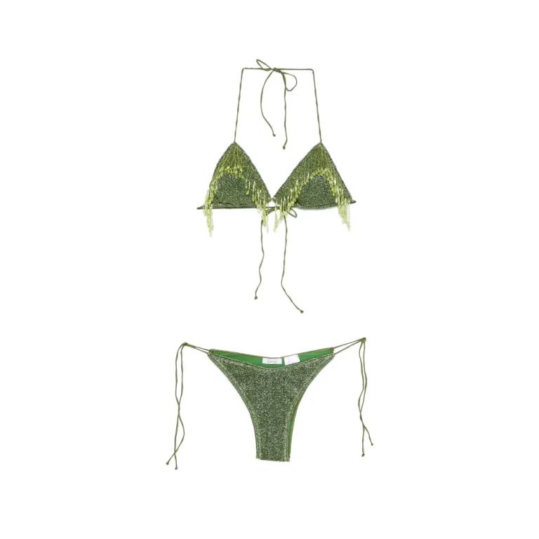 Oséree Lumière 20s Pearls Beaded Bikini Set