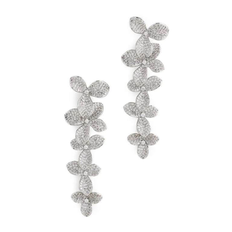 SHASHI Lilliana Earrings Silver One Size
