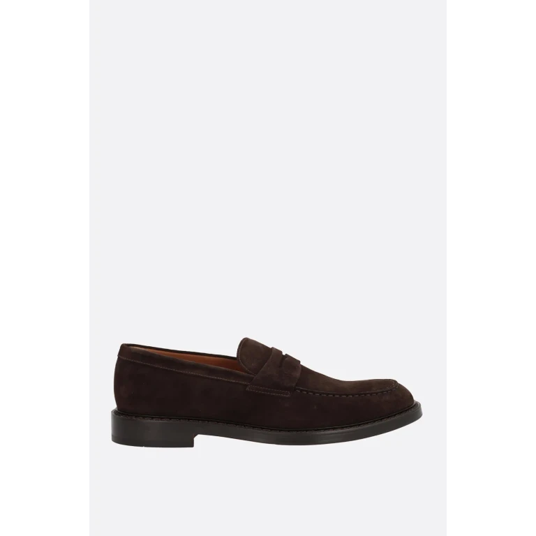 Doucal's Velvet Suede Penny Loafers