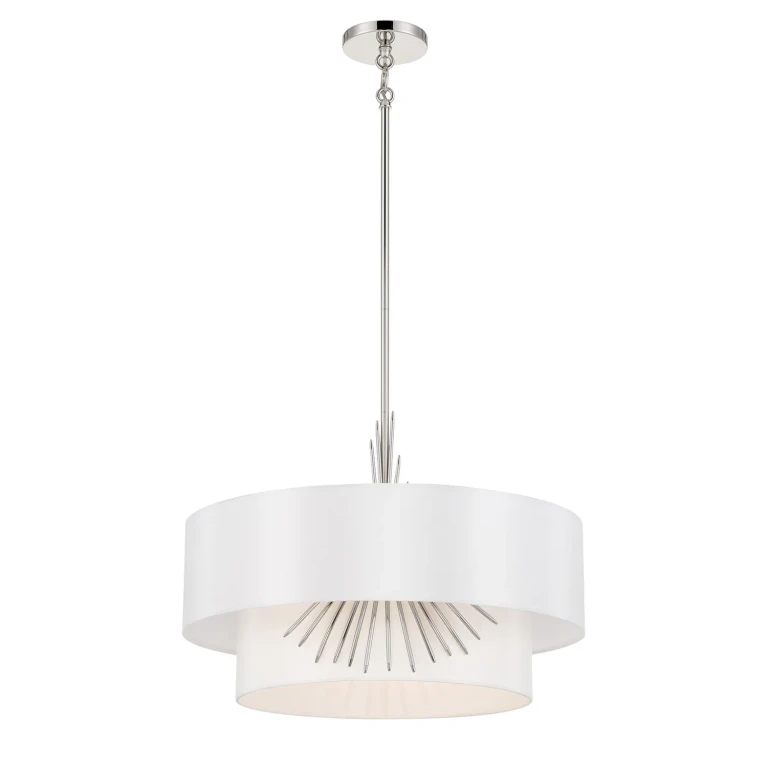 Polished Nickel Pendant from the Gramercy Collection