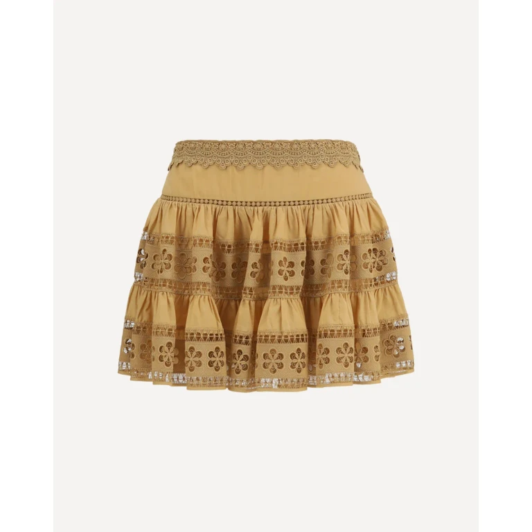 CHARO RUIZ Lea short Skirt in cotton voile Female M
