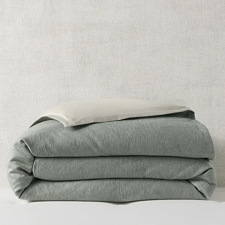 Gingko Strie Duvet Cover, King - Exclusive