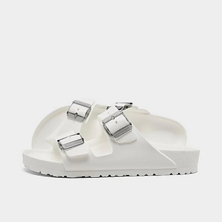 Birkenstock Women's Arizona EVA Stealth Buckle Sandals in White Size: 36