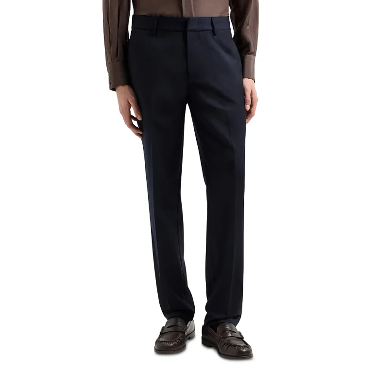 Emporio Armani Twill Suit Trousers