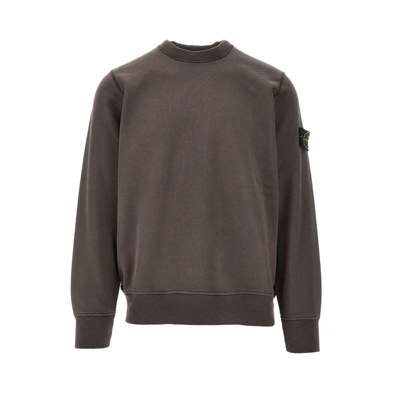 STONE ISLAND Organic cotton crewneck sweatshirt Man S