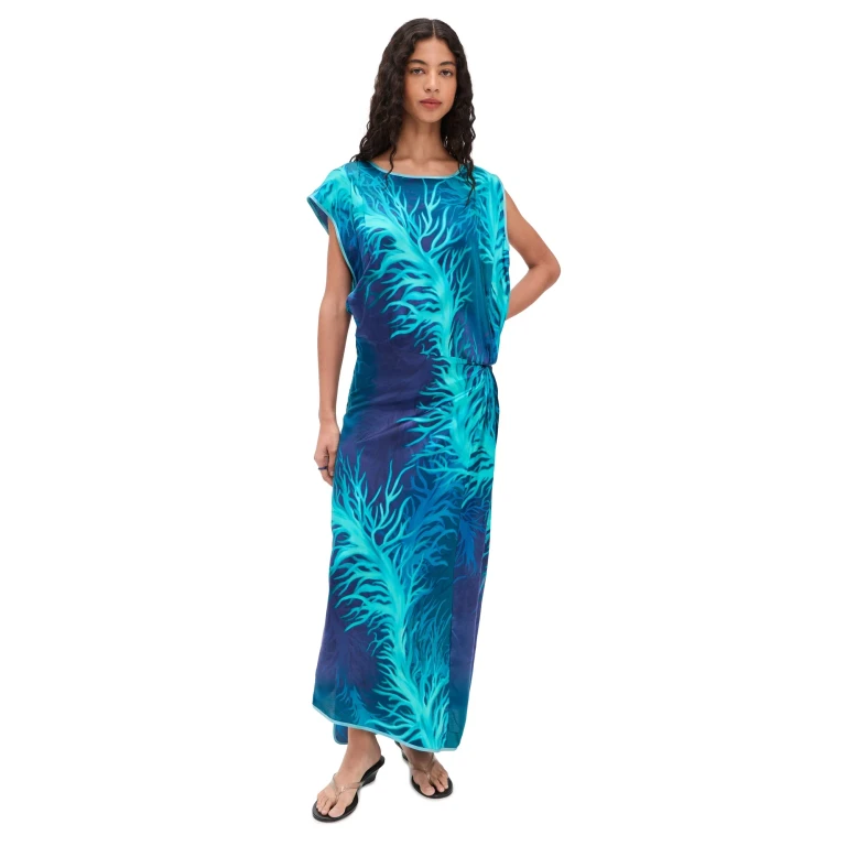 F. R.S For Restless Sleepers Briseide Dress Corals Bleu L