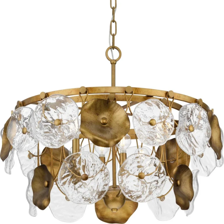 Gold Ombre Six Light Chandelier from the Loretta Collection