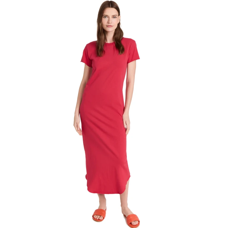 Frank & Eileen Perfect Tee Dress Double Decker Red XS