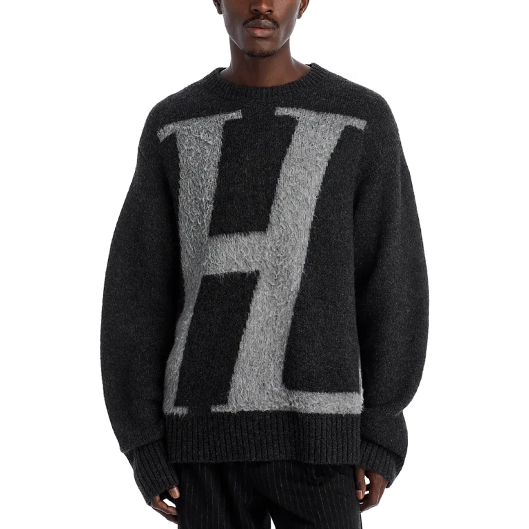 Helmut Lang Rambo Relaxed Fit Logo Sweater