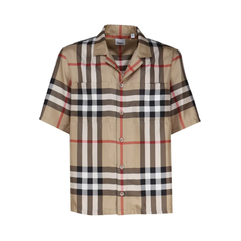 Burberry Silk Twill Bowling Shirt