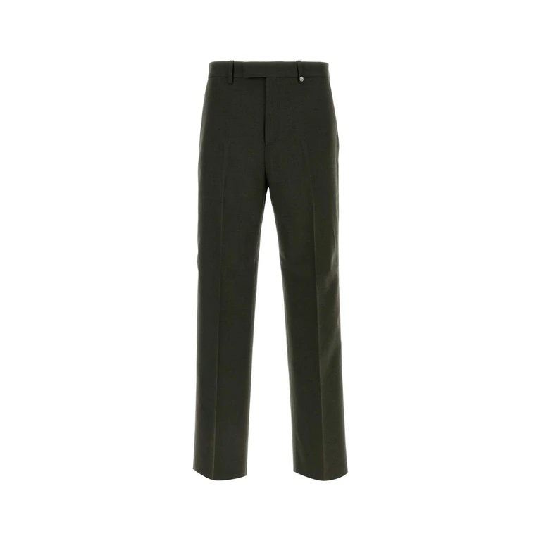 Burberry Bottle Green Wool Pant