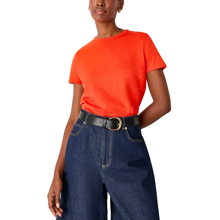 Whistles Posie Double Trim Tee