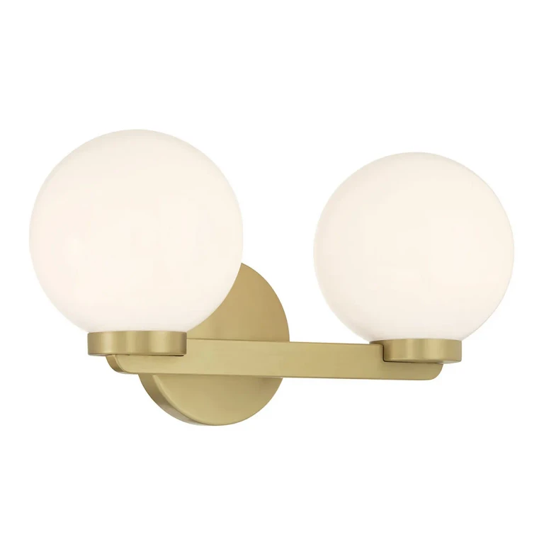 Vintage Brass Bathroom Vanity Light from the Ardeva Collection