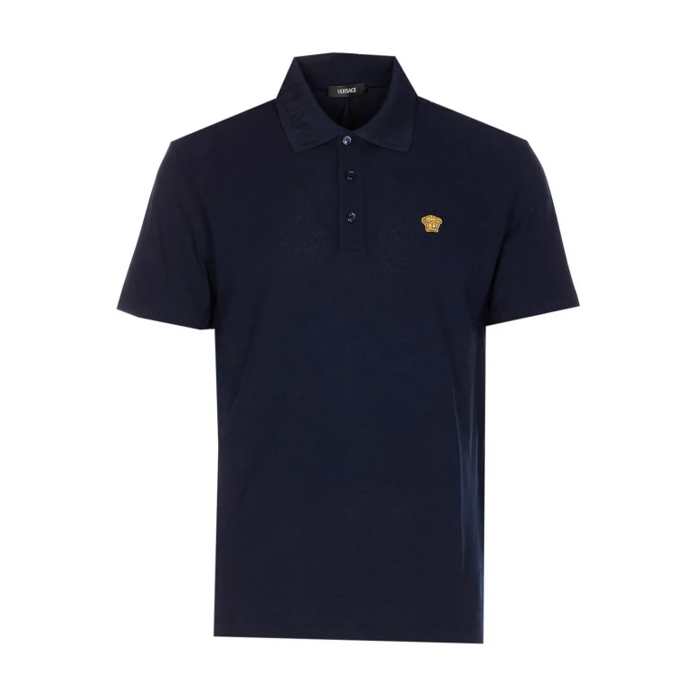 Versace Embroidered Medusa Polo