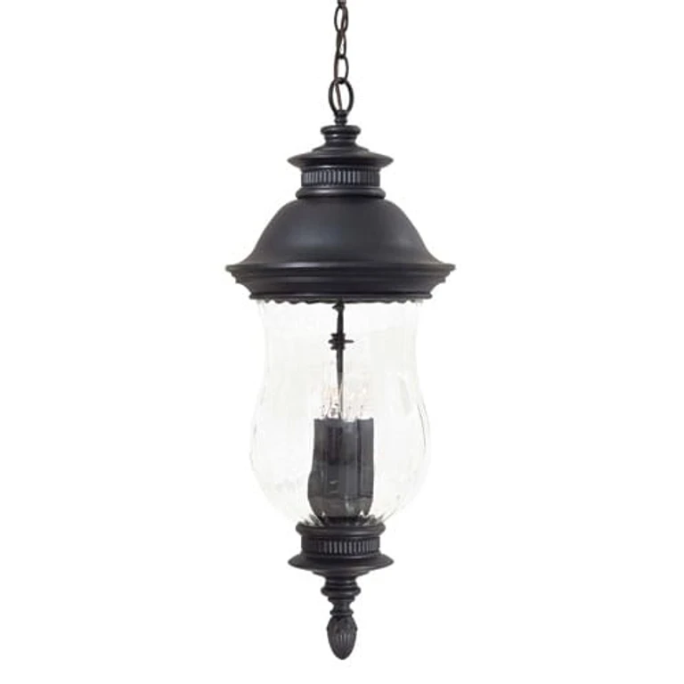Newport 4-Light 30" Outdoor Hanging Light in Heritage