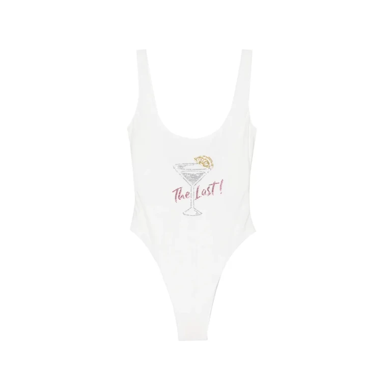 Oséree Rhinestone-embellished Scoop-neck Swimsuit