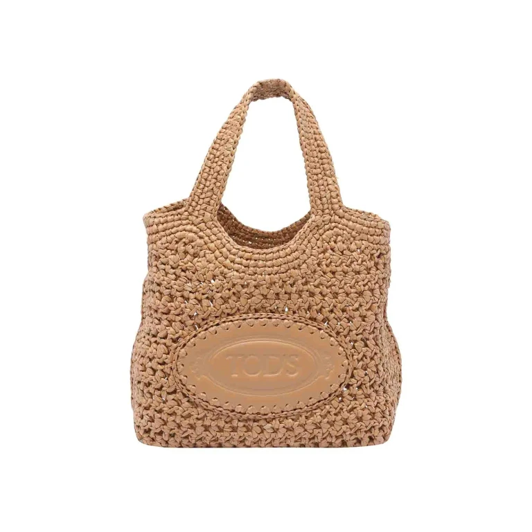 Tod's Kleine Raffia-Einkaufstasche