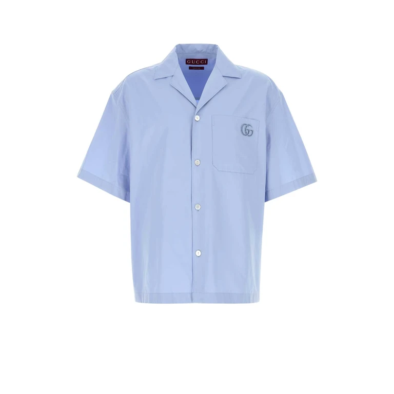 Prada Powder Blue Poplin Shirt