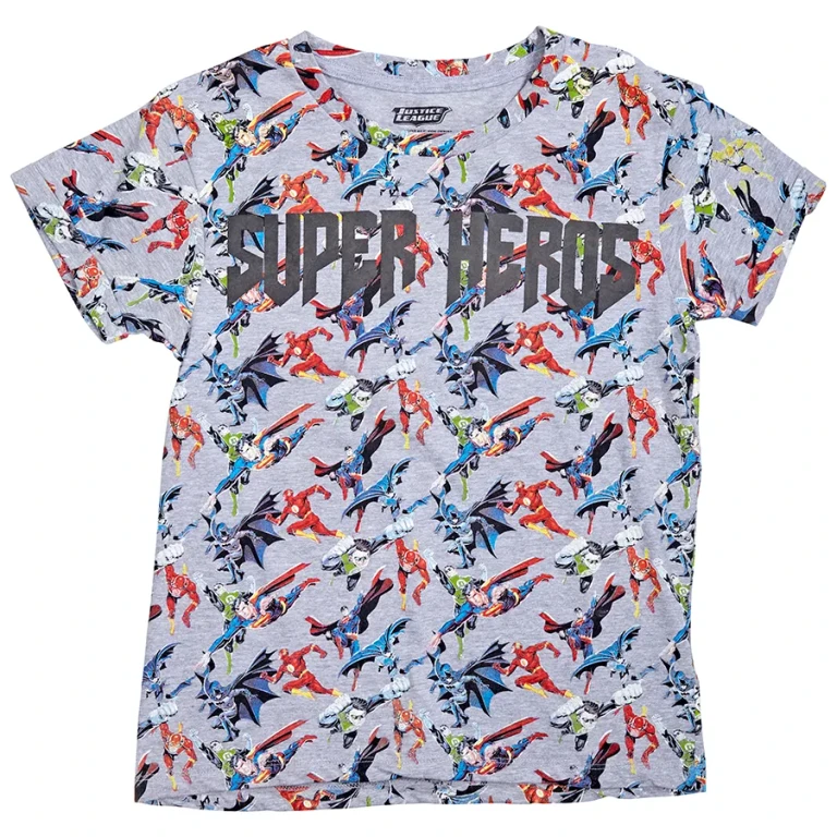 Little Eleven Paris DC Super Heros Graphic T-Shirt