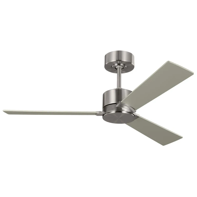 Brushed Steel 44" Ceiling Fan from the Rozzen Collection