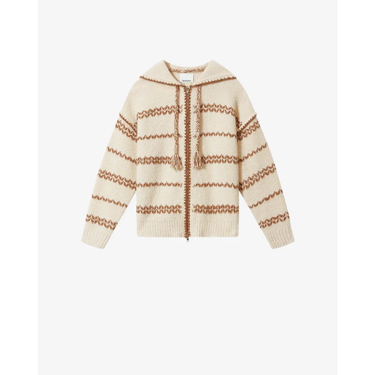 Cardigan Rolian - Homme - Écru-bronze - Taille XS - Isabel Marant