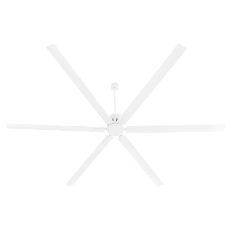 Zeus 120" Ceiling Fan in Studio White