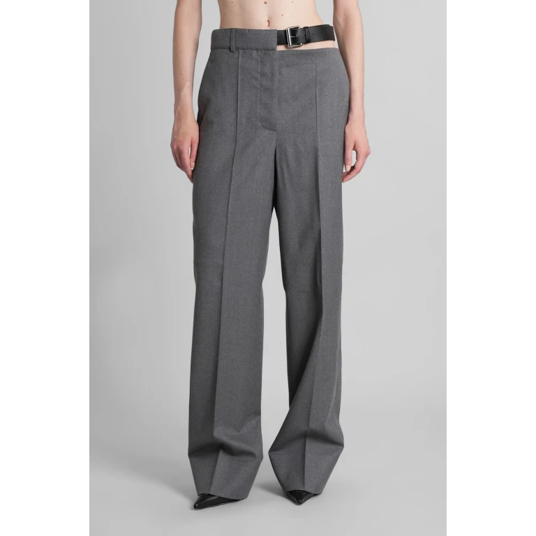 Stella McCartney Pants In Grey Polyester