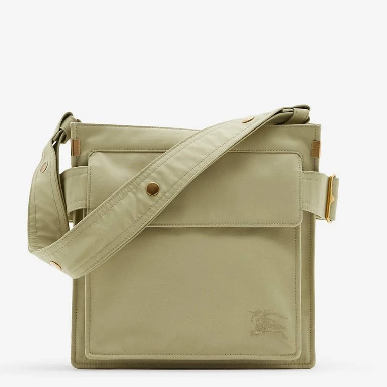 Burberry Logo Embroidered Small Trench Messenger Bag