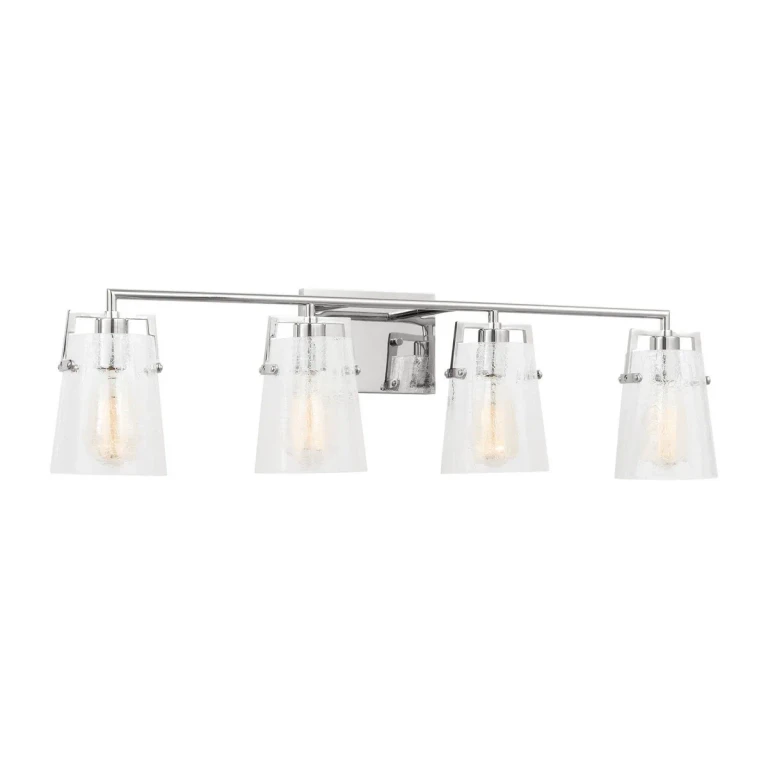Chrome Bathroom Vanity Light from the Crofton Collection