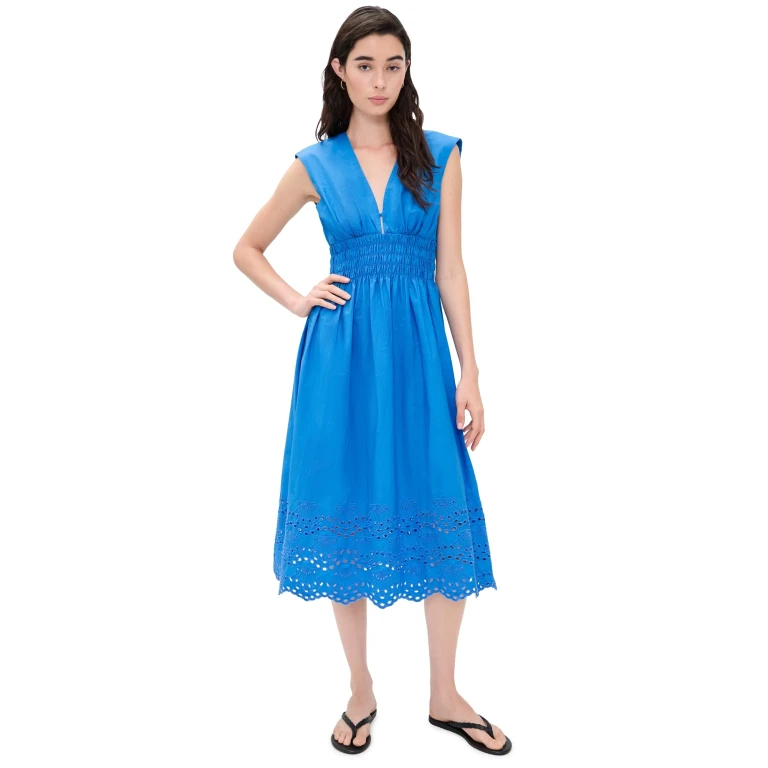 RAILS Roxanne Dress Harbor Blue XXS