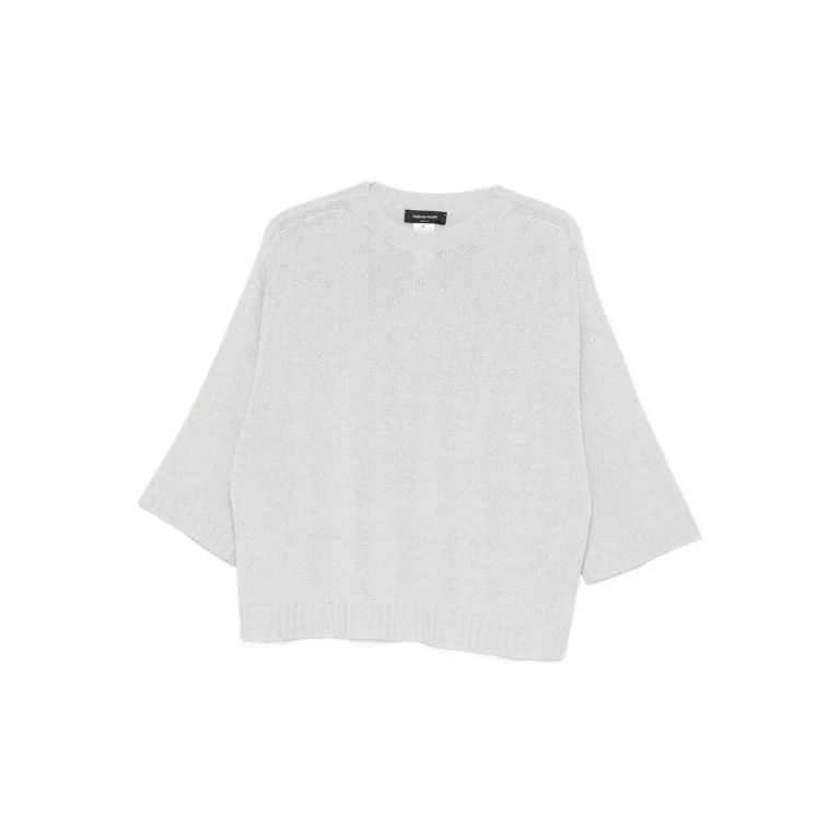 Fabiana Filippi Pull Col Rond - Bleu