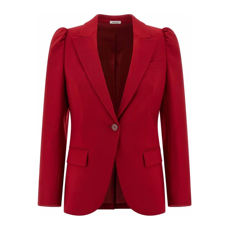 Alexander Mcqueen Blazer - Rouge
