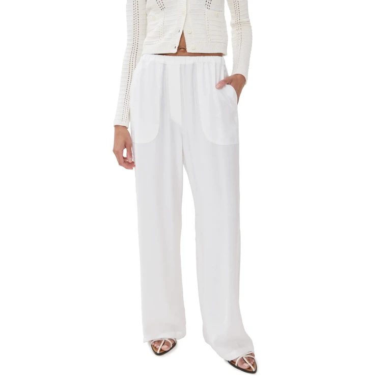 Sablyn Lenon Utility Pull On Pants White M