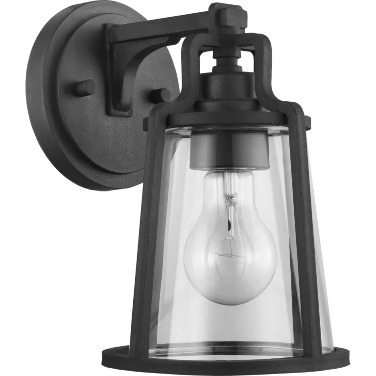 Black One Light Wall Lantern from the Benton Harbor Collection