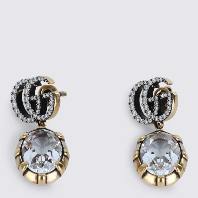 Gucci Crystals Gg Marmont Earrings