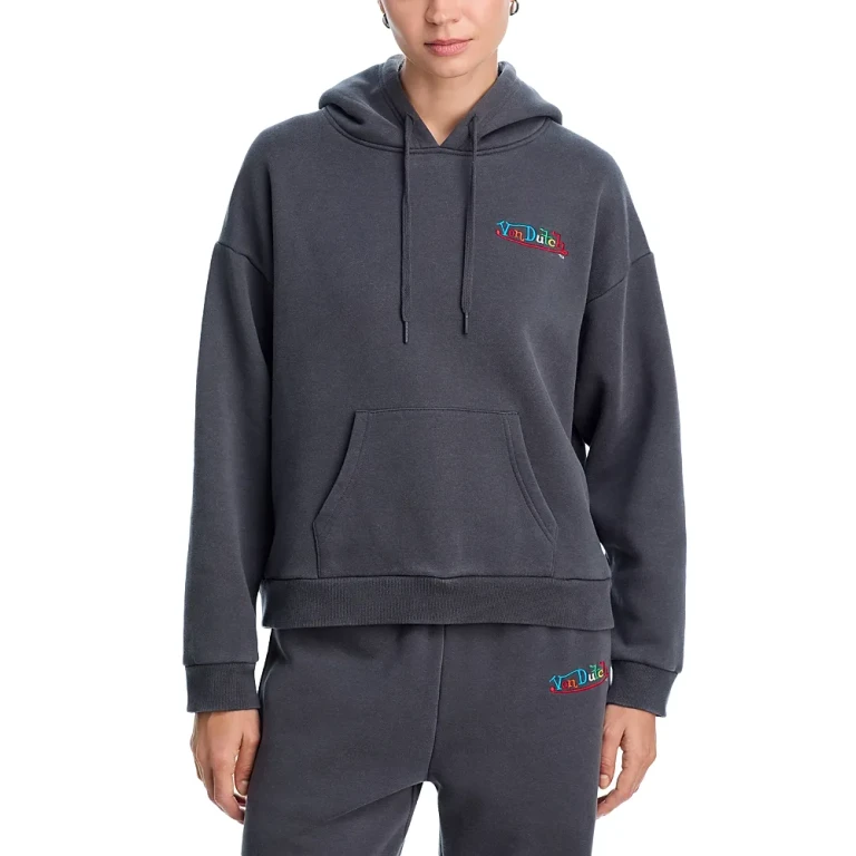 Vintage Havana Washed Fleece Embroidered Hoodie