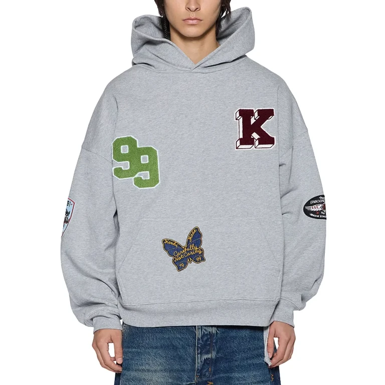 Ksubi The Patched Ekcess Oversized Fit Hoodie