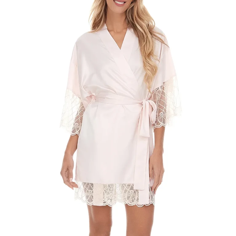 Flora Nikrooz Gabby Satin Kimono Robe